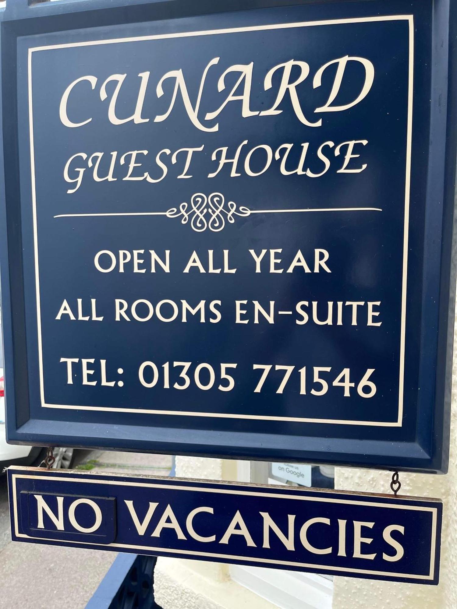 Cunard Guest House Weymouth Exterior foto